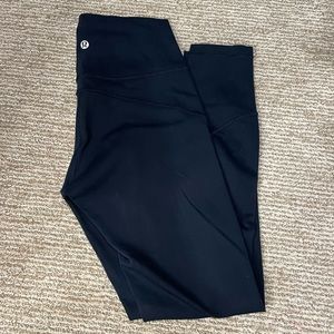 Navy Lululemon Leggings - Size 4